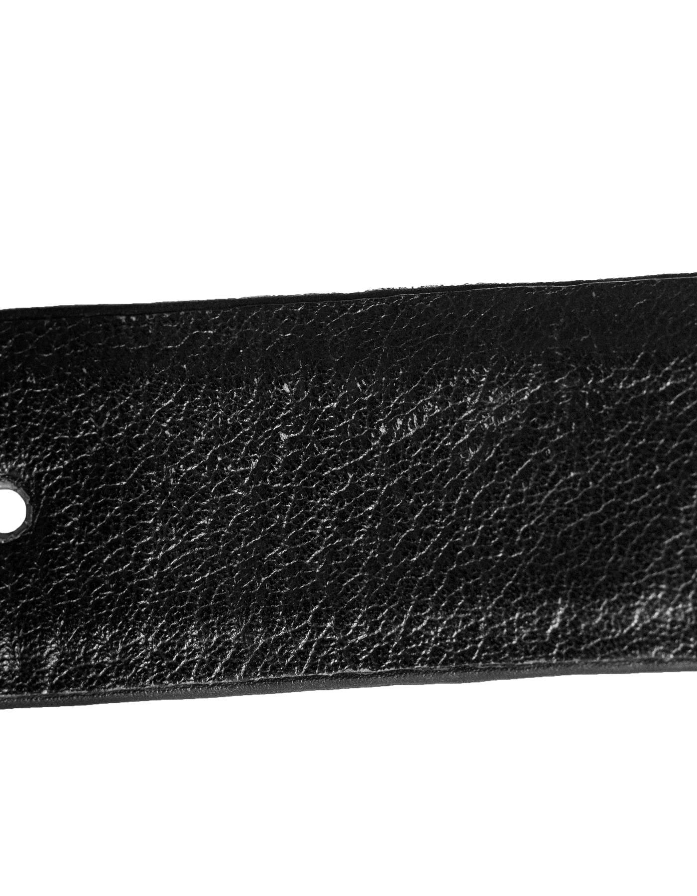 Chanel Vintage Black Quilted Leather Belt Bag Fanny Pack with Chain, 1994 3