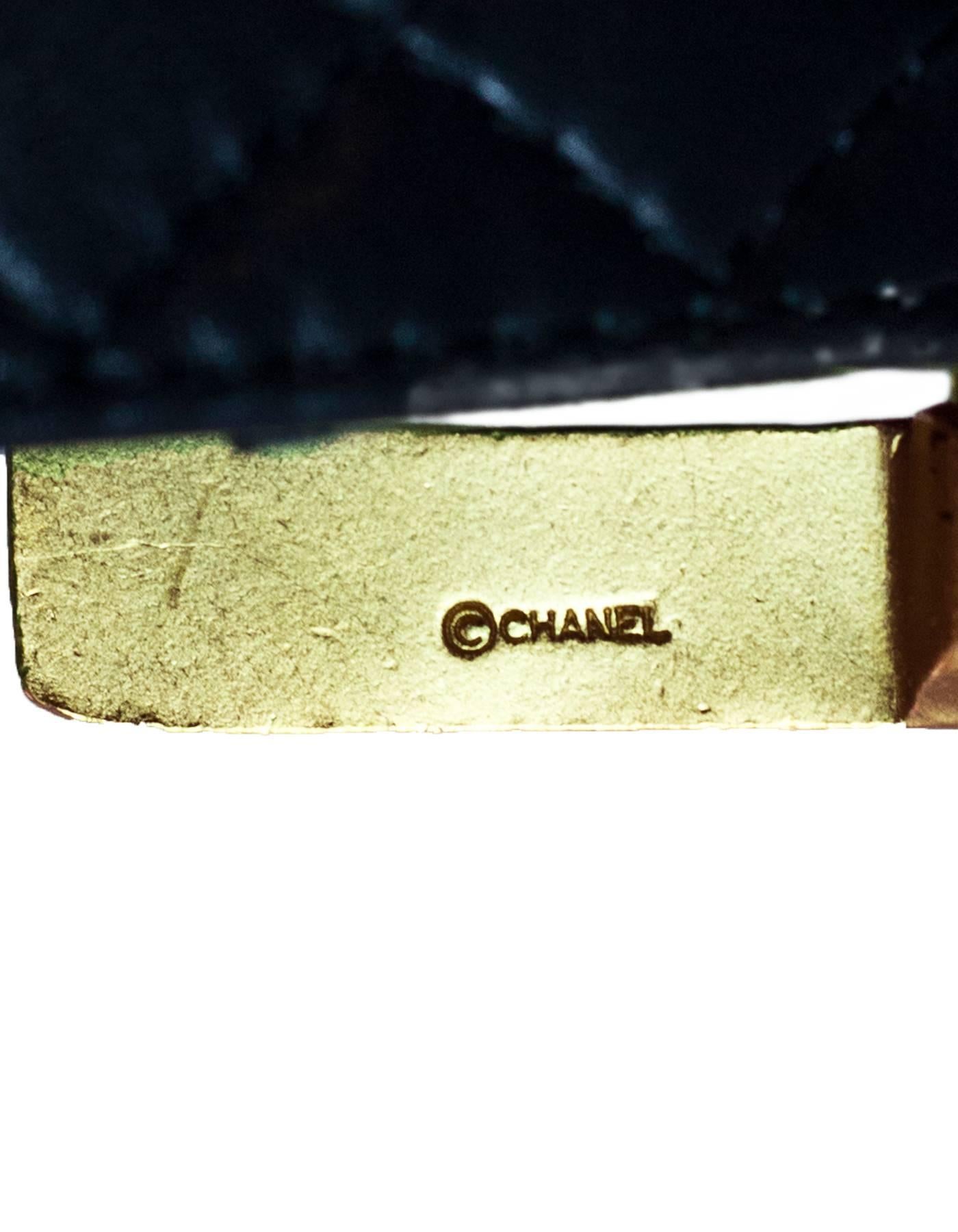 Chanel Vintage Black Quilted Leather Belt Bag Fanny Pack with Chain, 1994 1