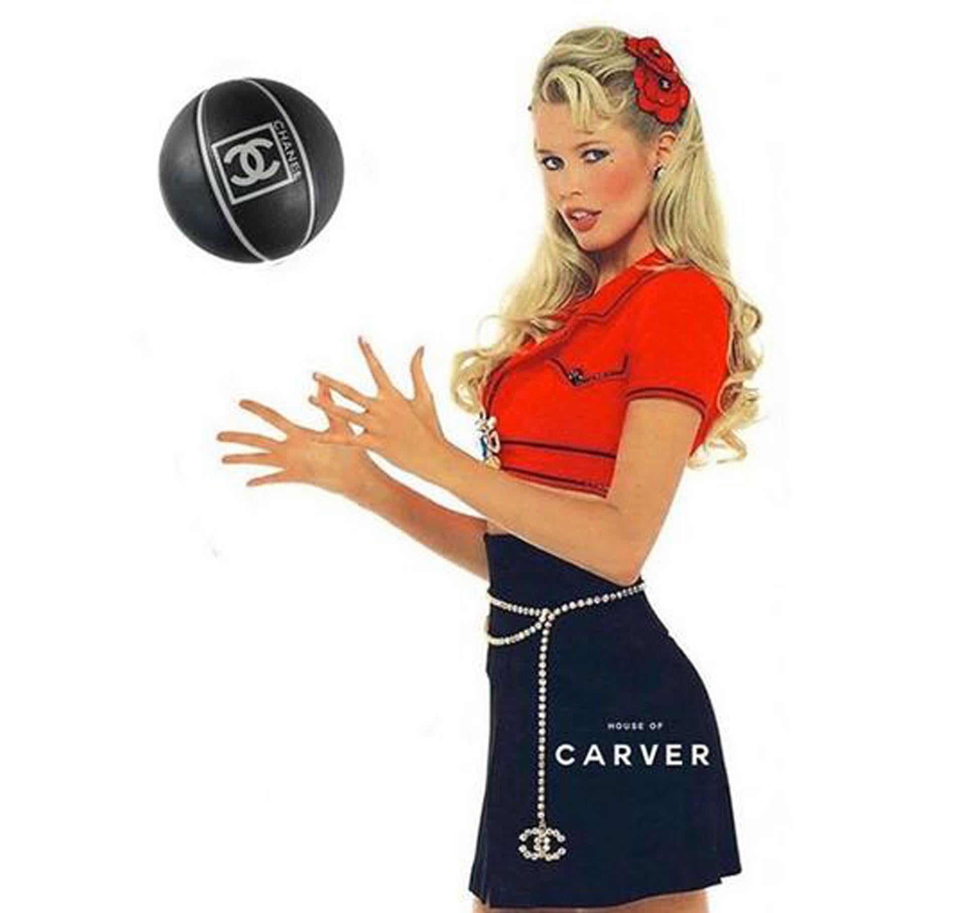 Chanel Seltenes Basketball Vintage Sammlerstück (Schwarz)