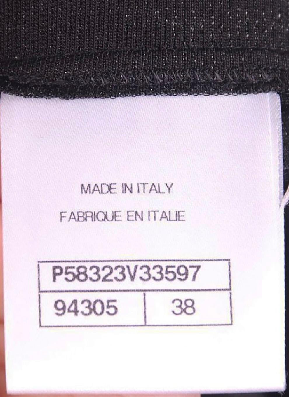 Chanel Rare Black Metallic Dress 6