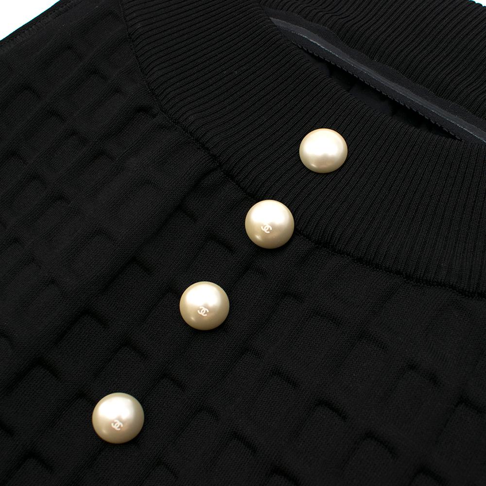 Chanel Rare Black Strapless A-Line Mini Dress EU36 XS 2
