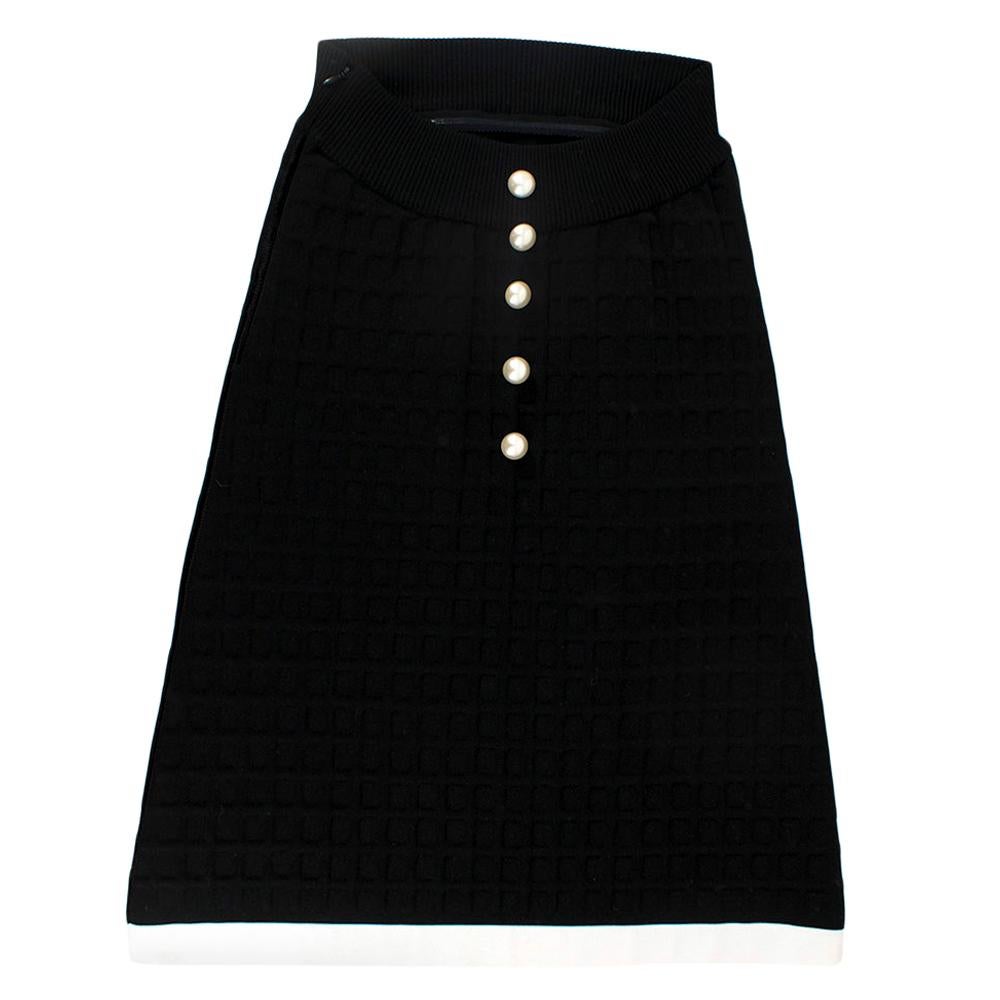 Chanel Rare Black Strapless A-Line Mini Dress EU36 XS