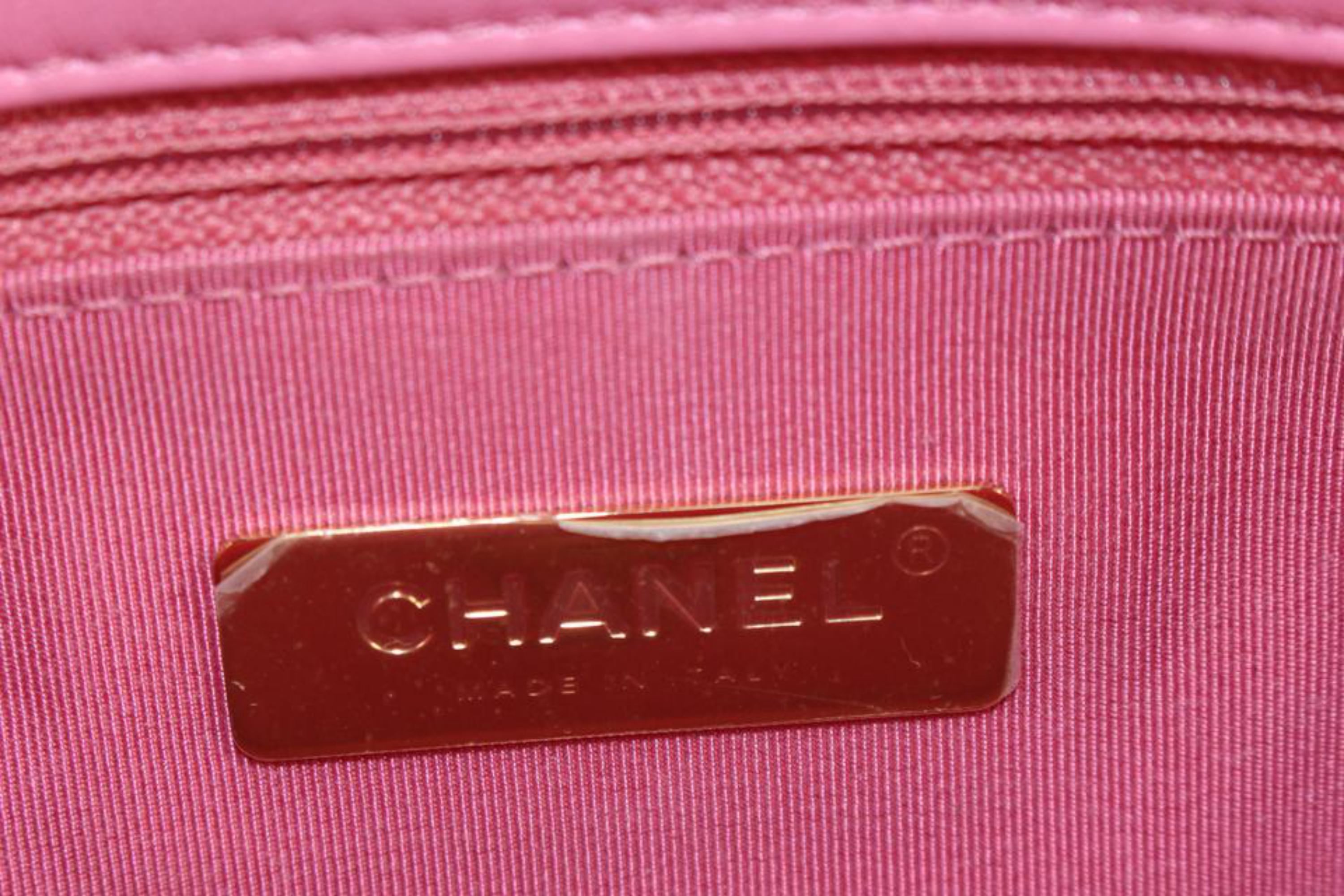Women's Chanel Rare Bubblegum Pink Quilted 19 Flap 11ck810s