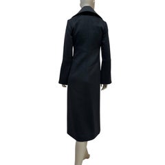 Chanel Rare Cashmere Wool Bell Sleeve Coat Size FR 36 Elegant Tailored