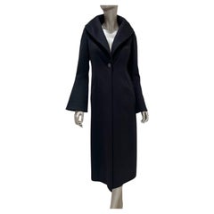 Chanel Rare Cashmere Wool Bell Sleeve Coat Size FR 36 Elegant Tailored