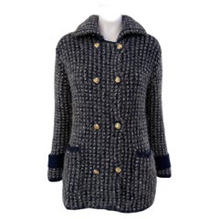 Chanel Rare CC Eagle Buttons Sequin Jacket 38 FR