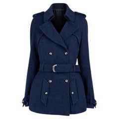 CHANEL Rare COCO AIRLINES Belted Tweed Jacket 38 FR