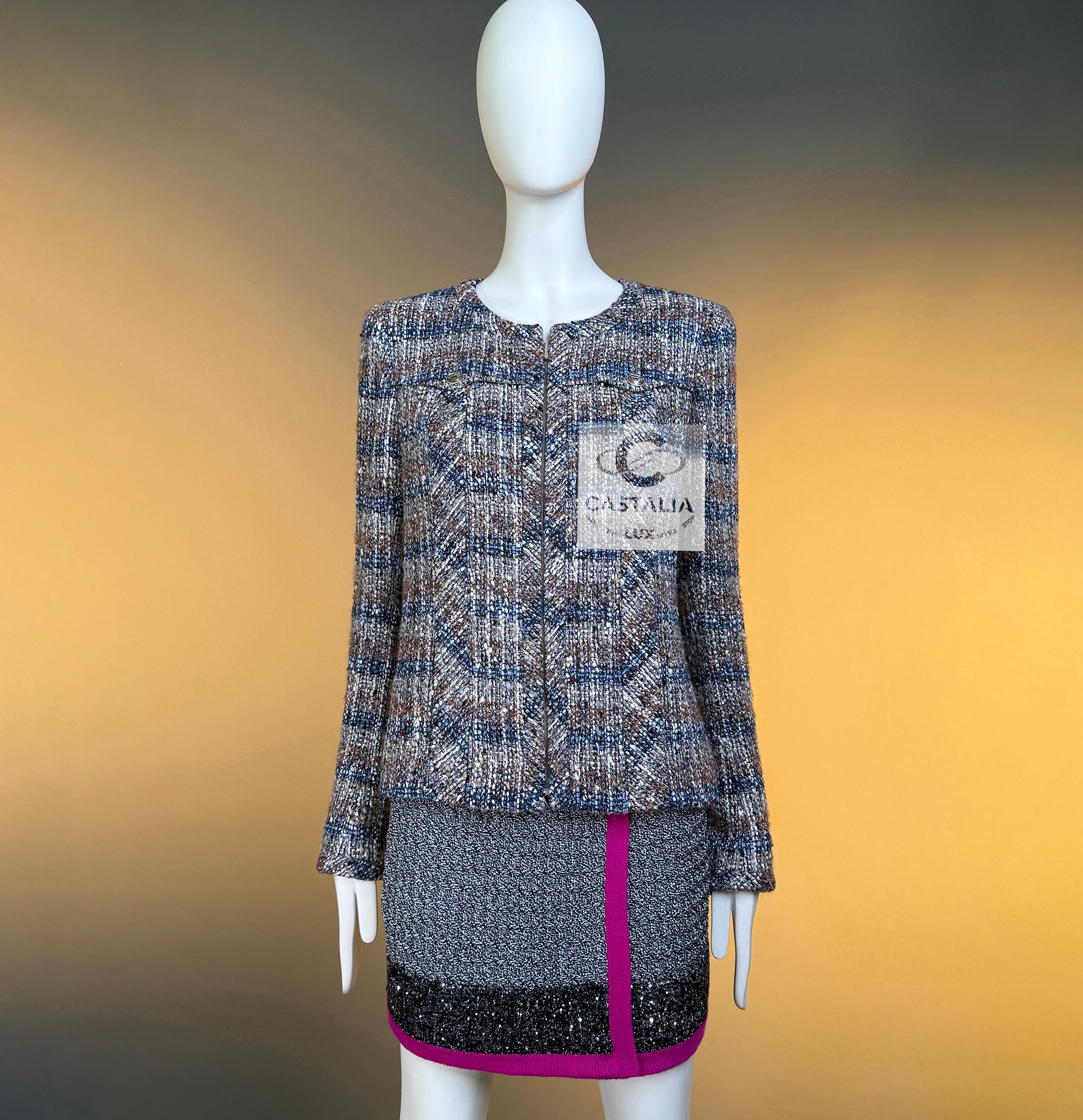 Chanel Rara Giacca in Tweed da Collezione 38 FR In condizioni Nuovo in vendita a Dubai, AE