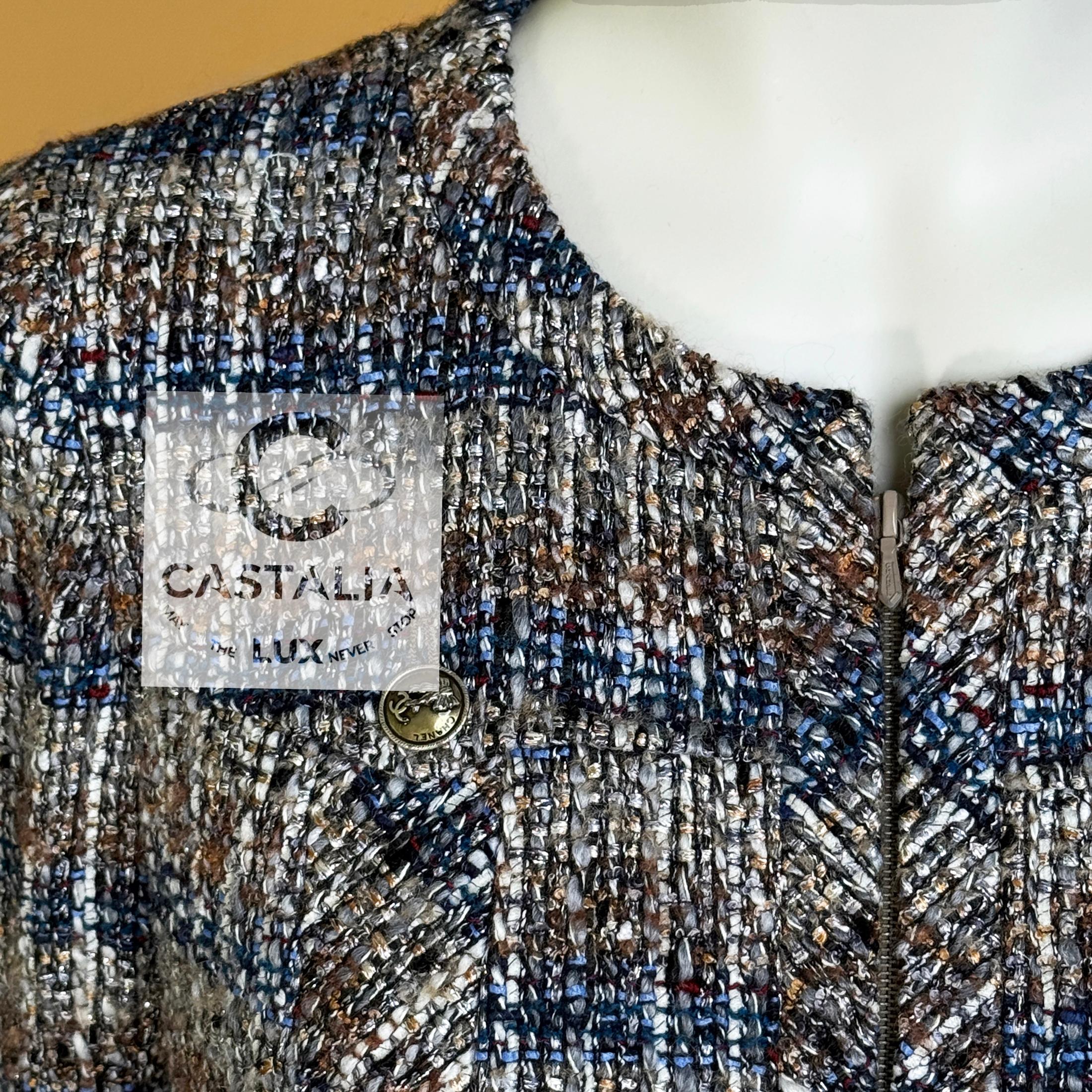 Chanel Rara Giacca in Tweed da Collezione 38 FR in vendita 2