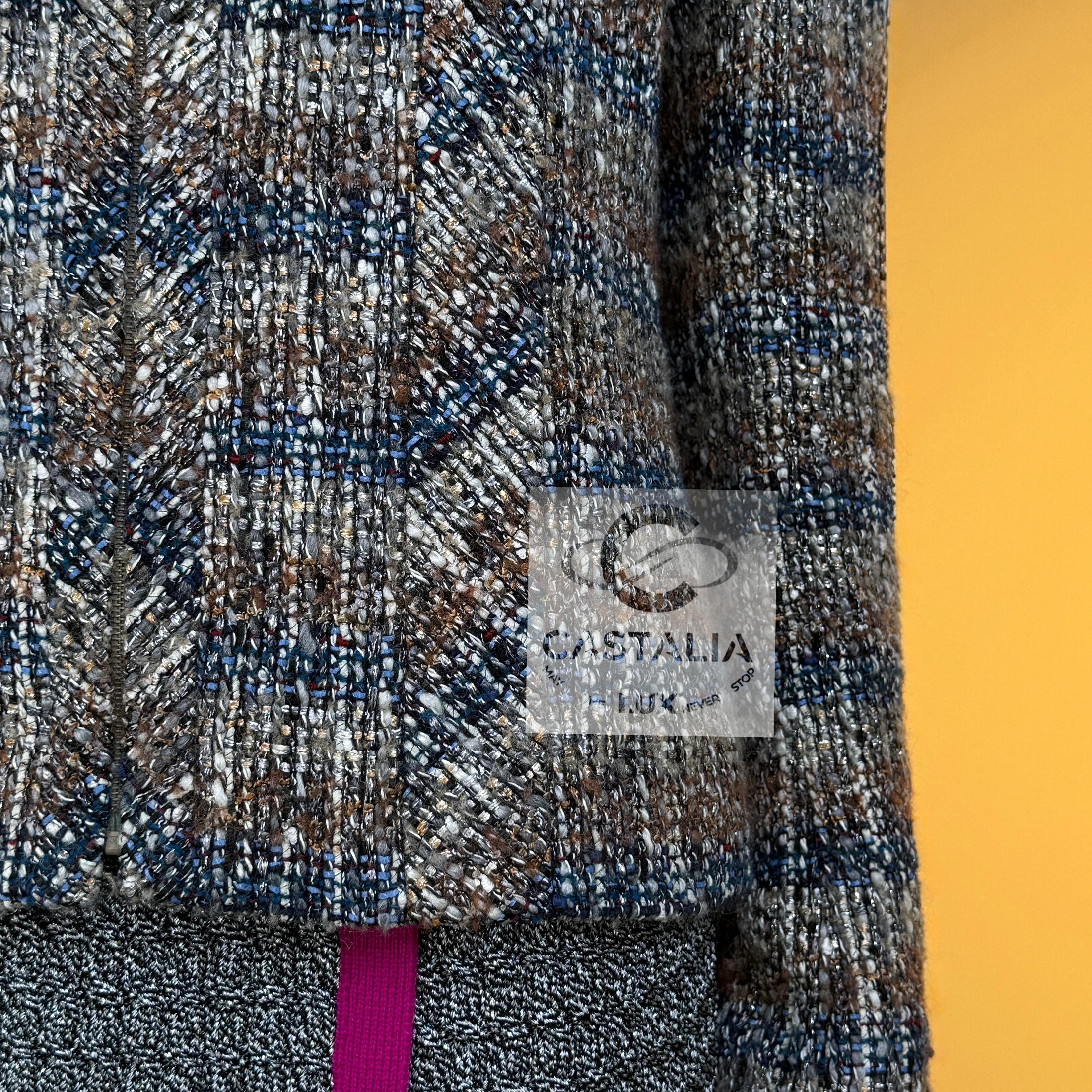 Chanel Rara Giacca in Tweed da Collezione 38 FR in vendita 3