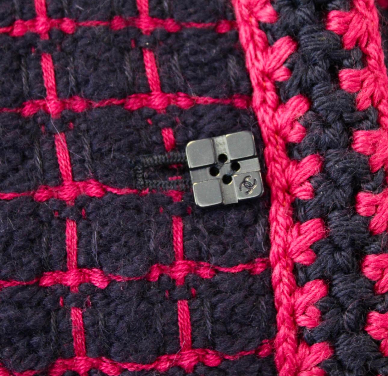 Chanel Seltener Sammlerstück Vintage Tweed-Mantel mit Gürtel im Angebot 2