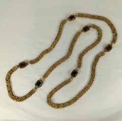 Chanel Seltenes frühes byzantinisches Sautoir, Maison Goossens