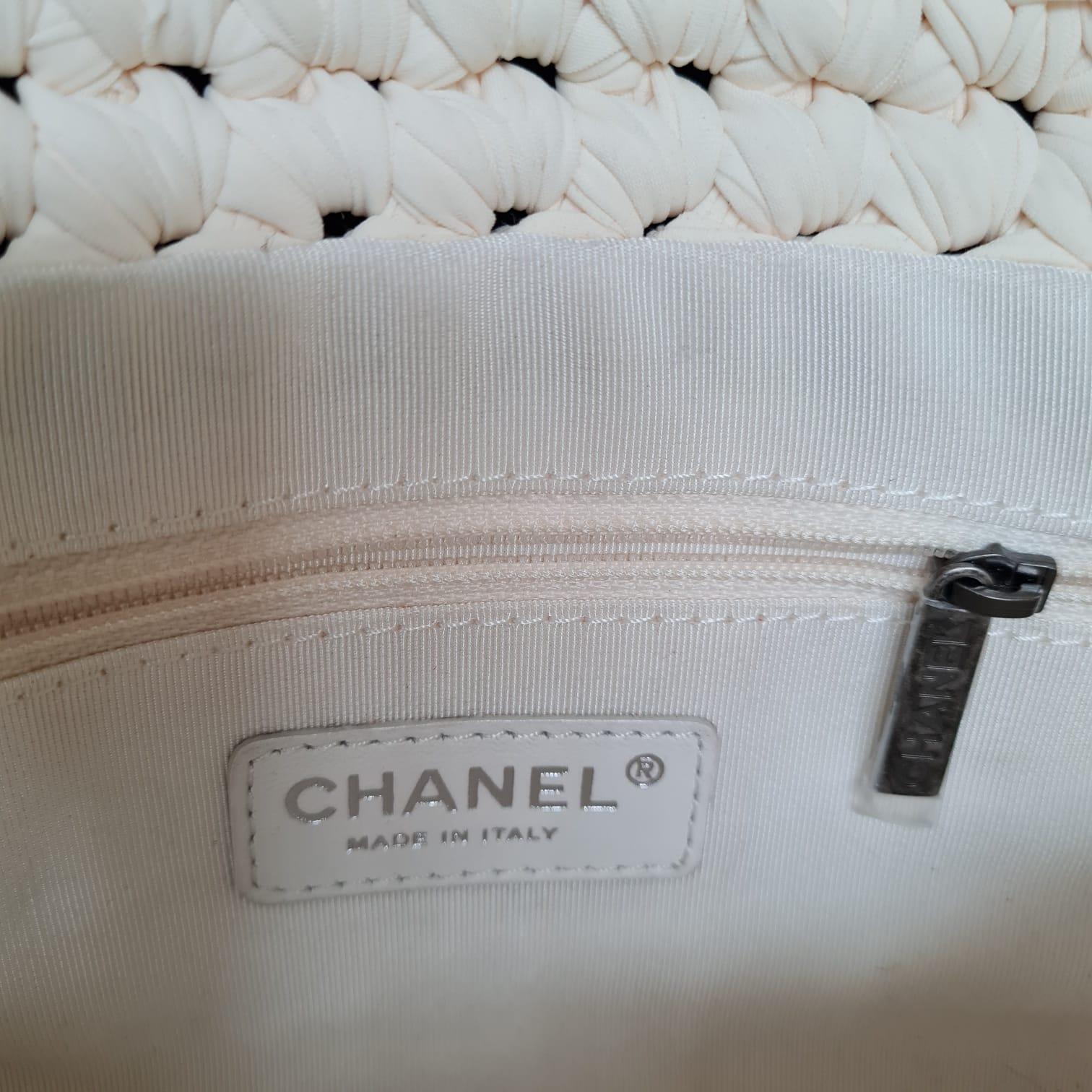 Chanel Fancy Crochet Flap Bag 7