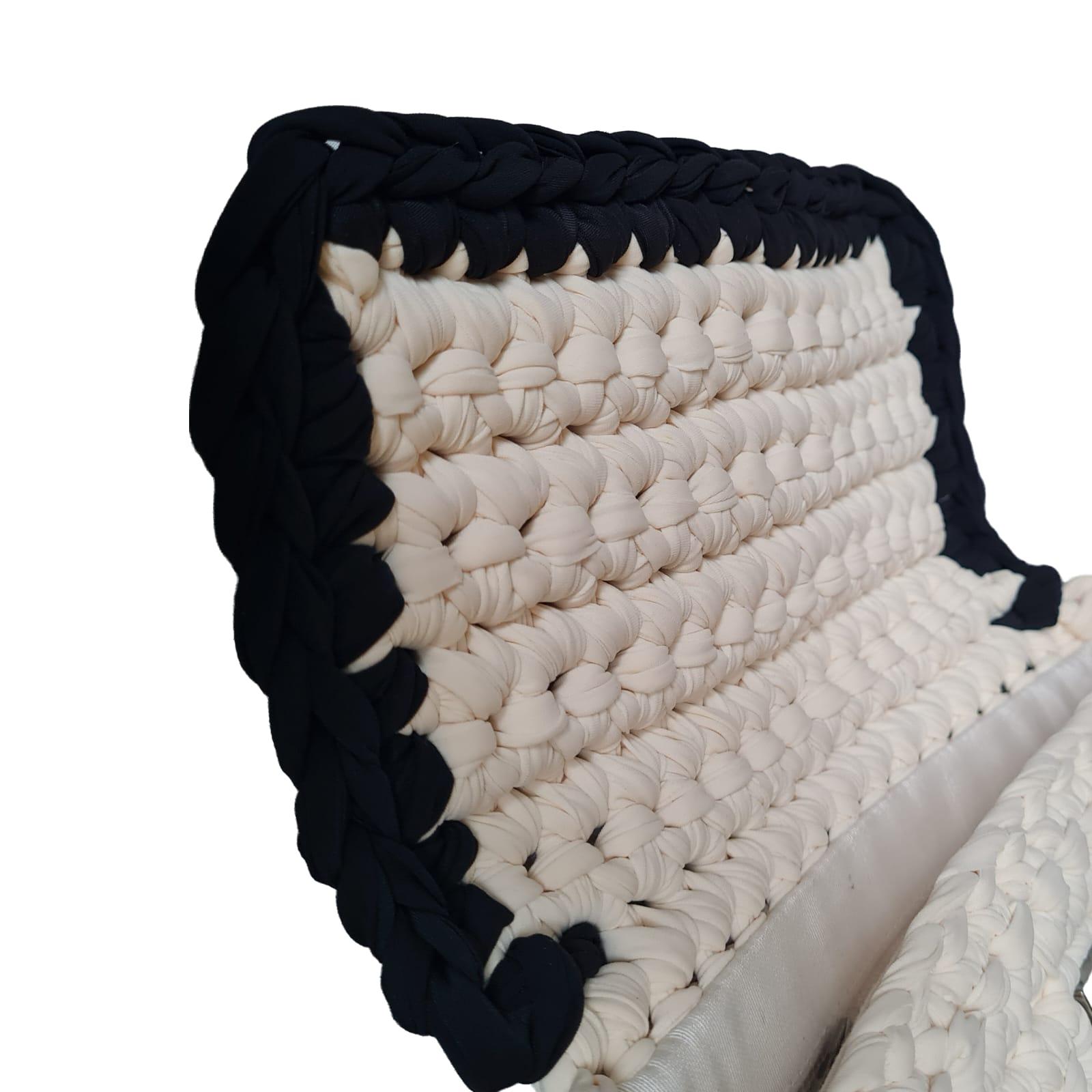 Women's Chanel Fancy Crochet Flap Bag
