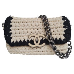 Chanel - Sac à rabat en crochet fantaisie