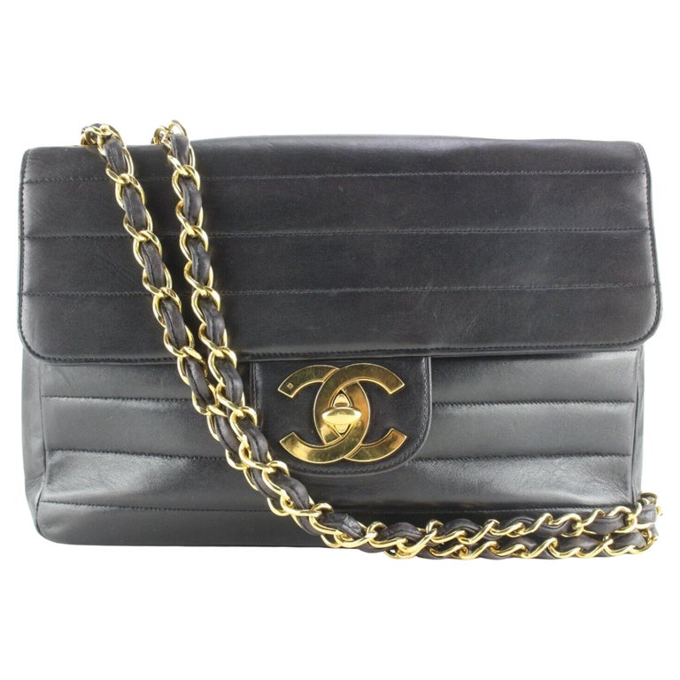 Chanel Vintage Black Oversized CC Medium Tall Classic Crossbody Flap B –  Boutique Patina