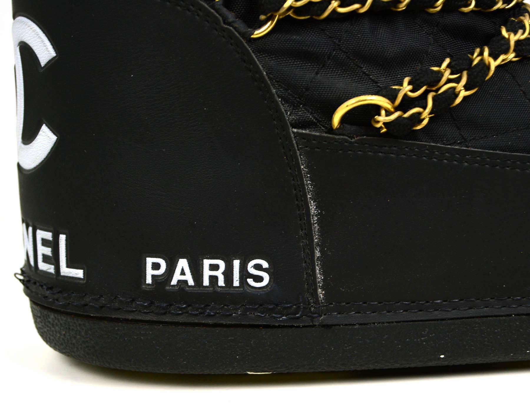 Chanel Seltene Iconic 1990er Vintage Mond Stiefel Gr. 41-43 4