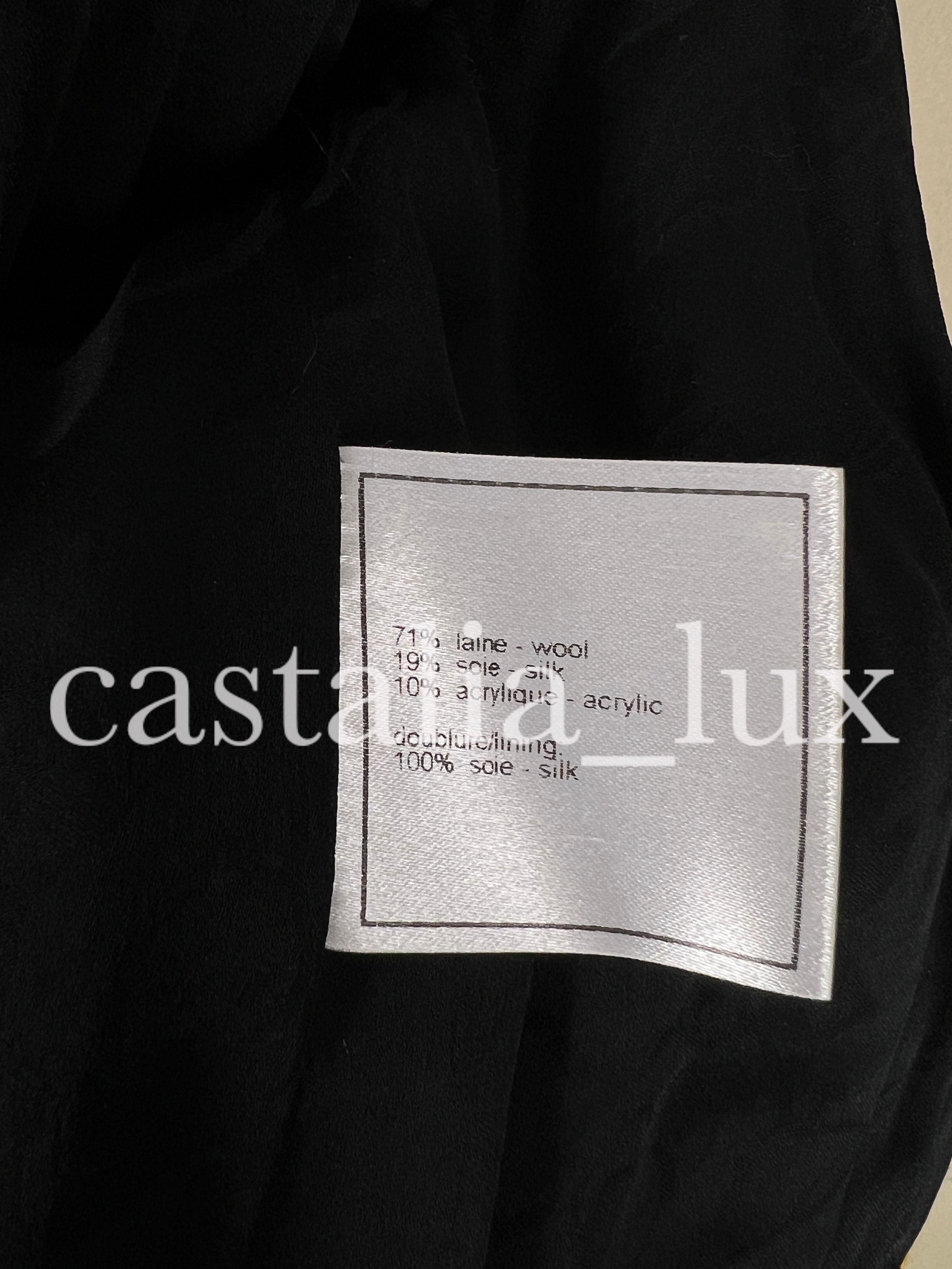 Chanel Rare Jewel Charms Tweed Jacket with Logo Belt 15
