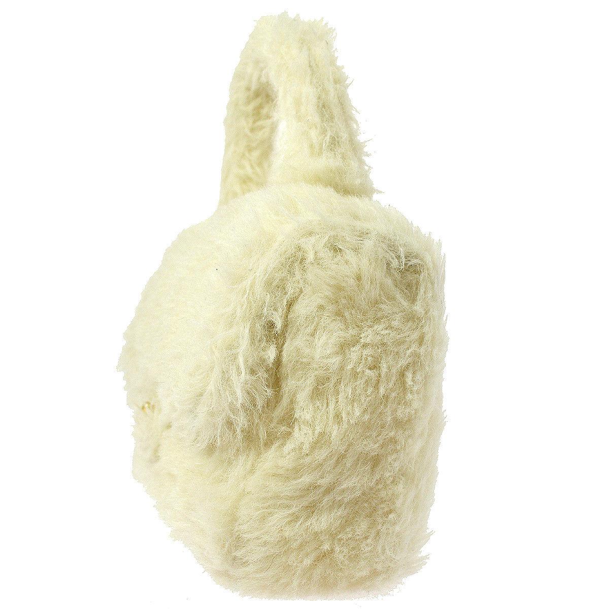 Women's Chanel Rare Kelly Off White Fantasy Rabbit Fur Top Handle Satchel Evening Bag