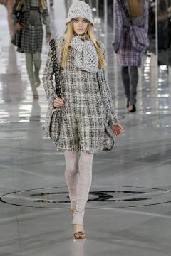 CHANEL Rare Lesage Tweed Coat CC Jewel Buttons 42 FR