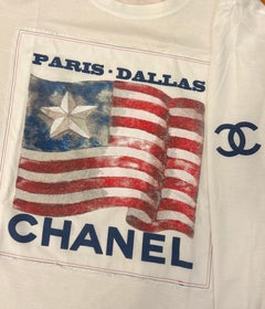 Chanel rare Métiers d'art Paris Dallas 2014 Kristen stewart t shirt a maniche lunghe