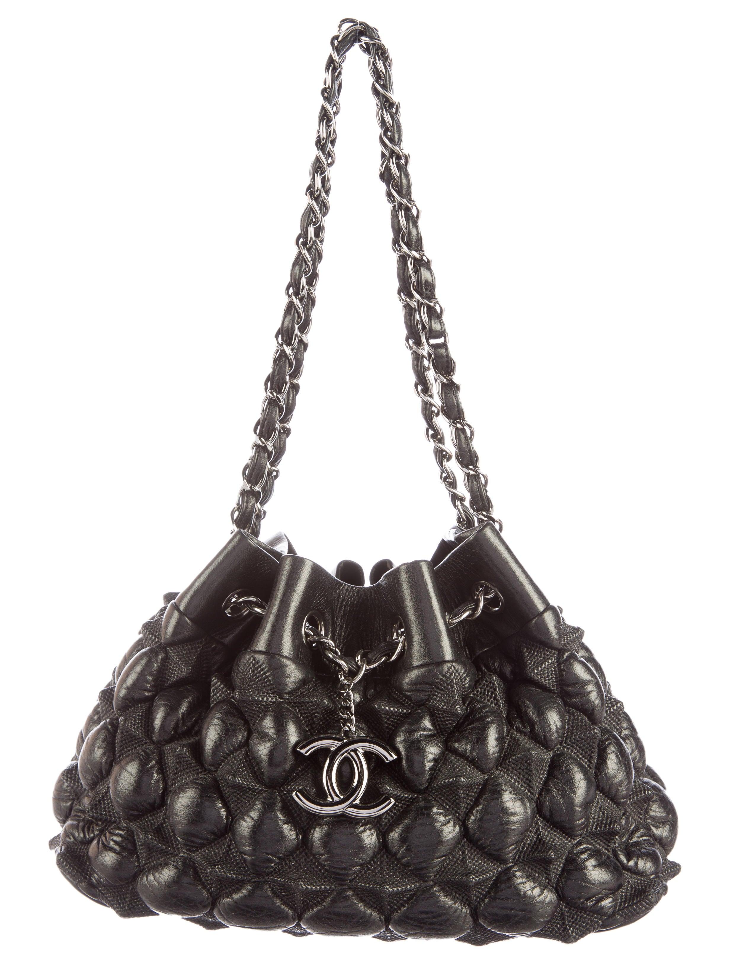 Black Chanel Rare Metiers d'Art Raised Geometric Pyramid Diamond Quilted Shoulder Bag For Sale