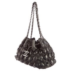 Chanel Rare Metiers d'Art Raised Geometric Pyramid Diamond Quilted Shoulder Bag