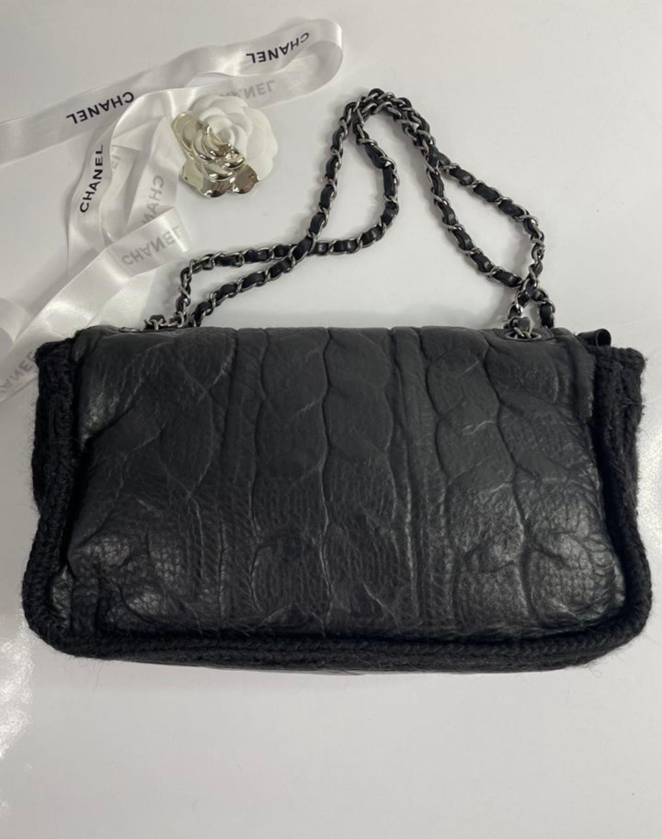 Women's or Men's Chanel Rare Paris / Edinburgh Braided Timeless Flap Bag