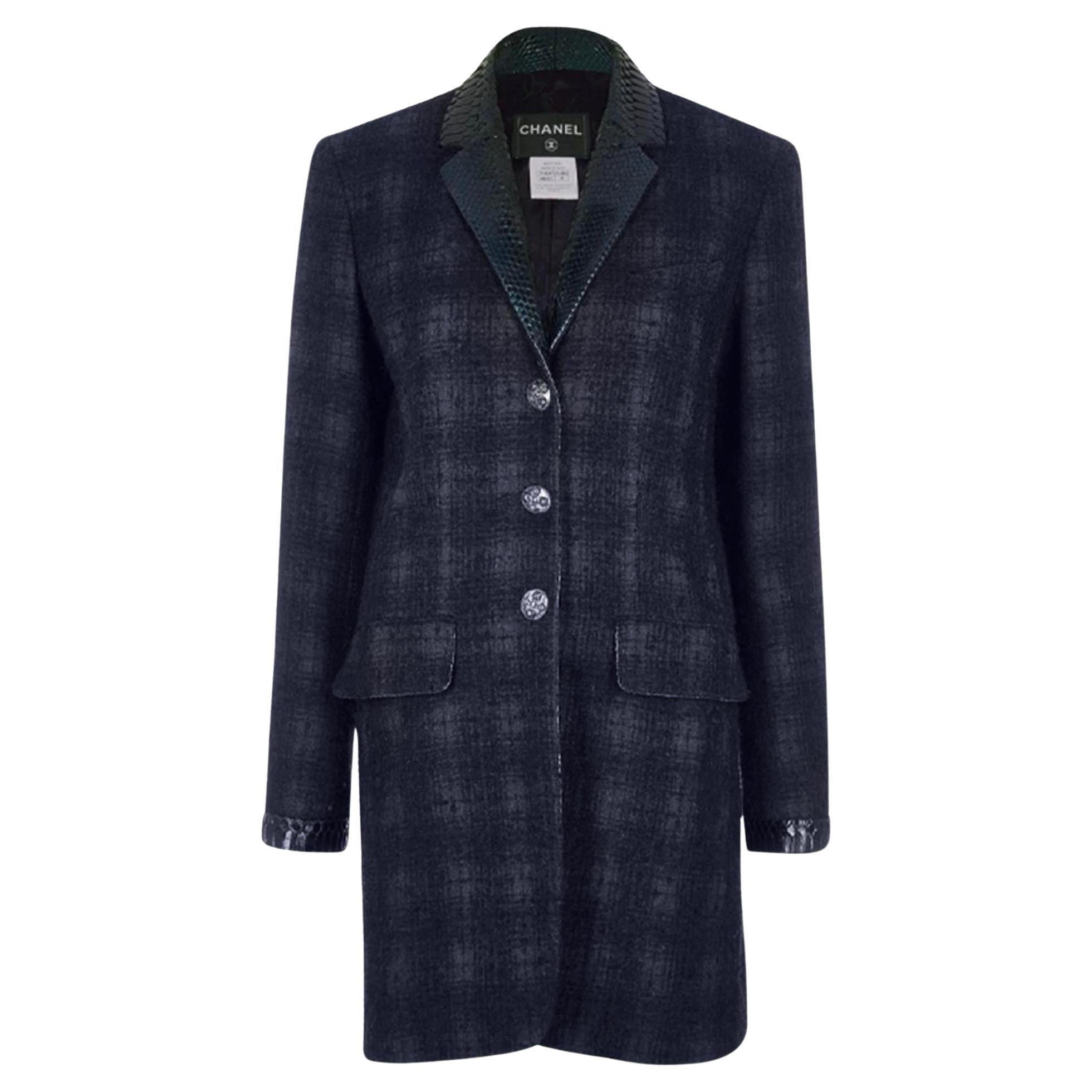 Chanel Rare Paris / Edinburgh CC Gripoix Buttons Tweed Jacket 36 FR For Sale