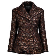 CHANEL Rare Paris / HAMBURG Ribbon Tweed Jacket 36 FR