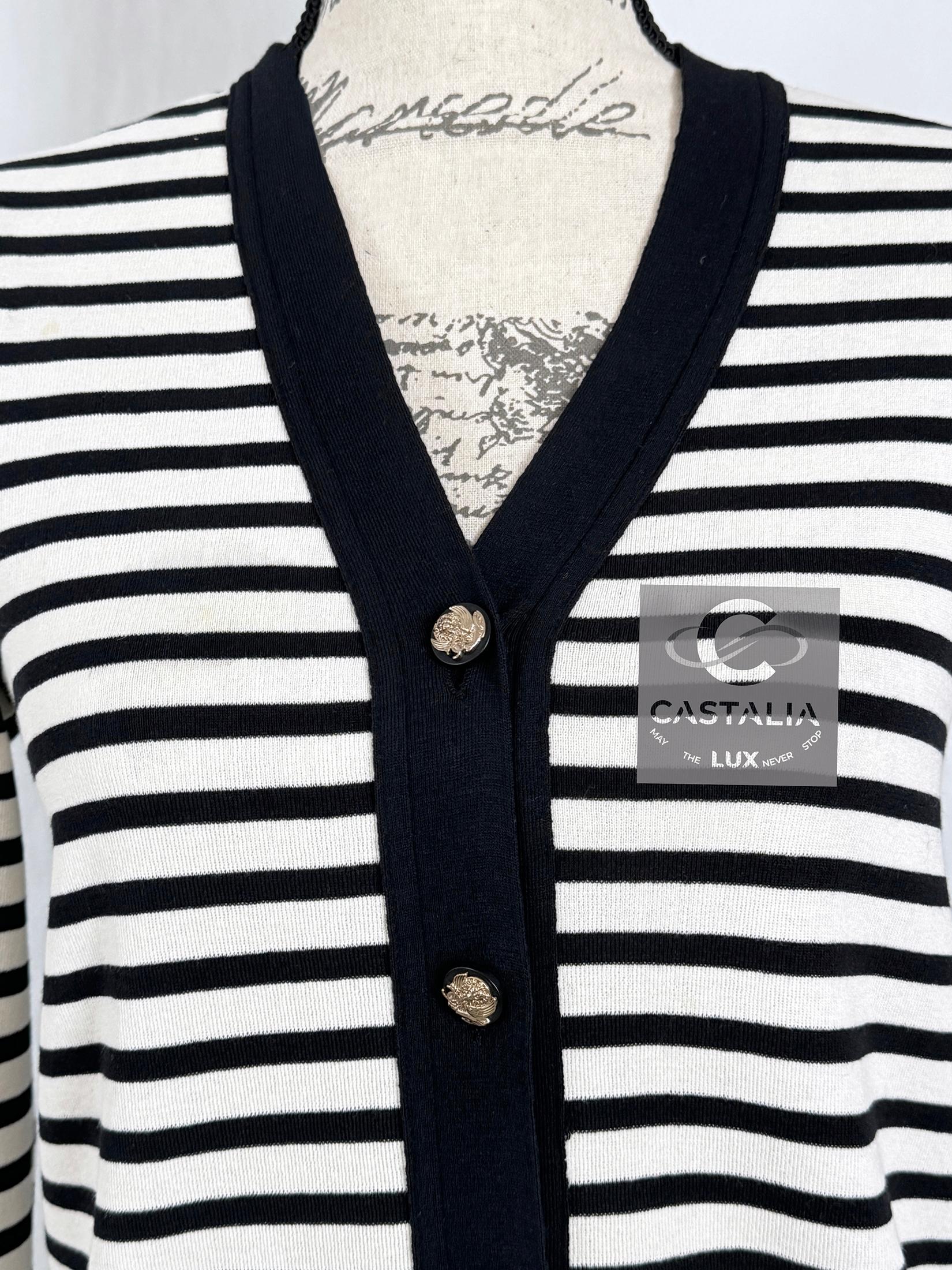 Chanel Rare Paris / Venice Maritime Cardigan For Sale 5