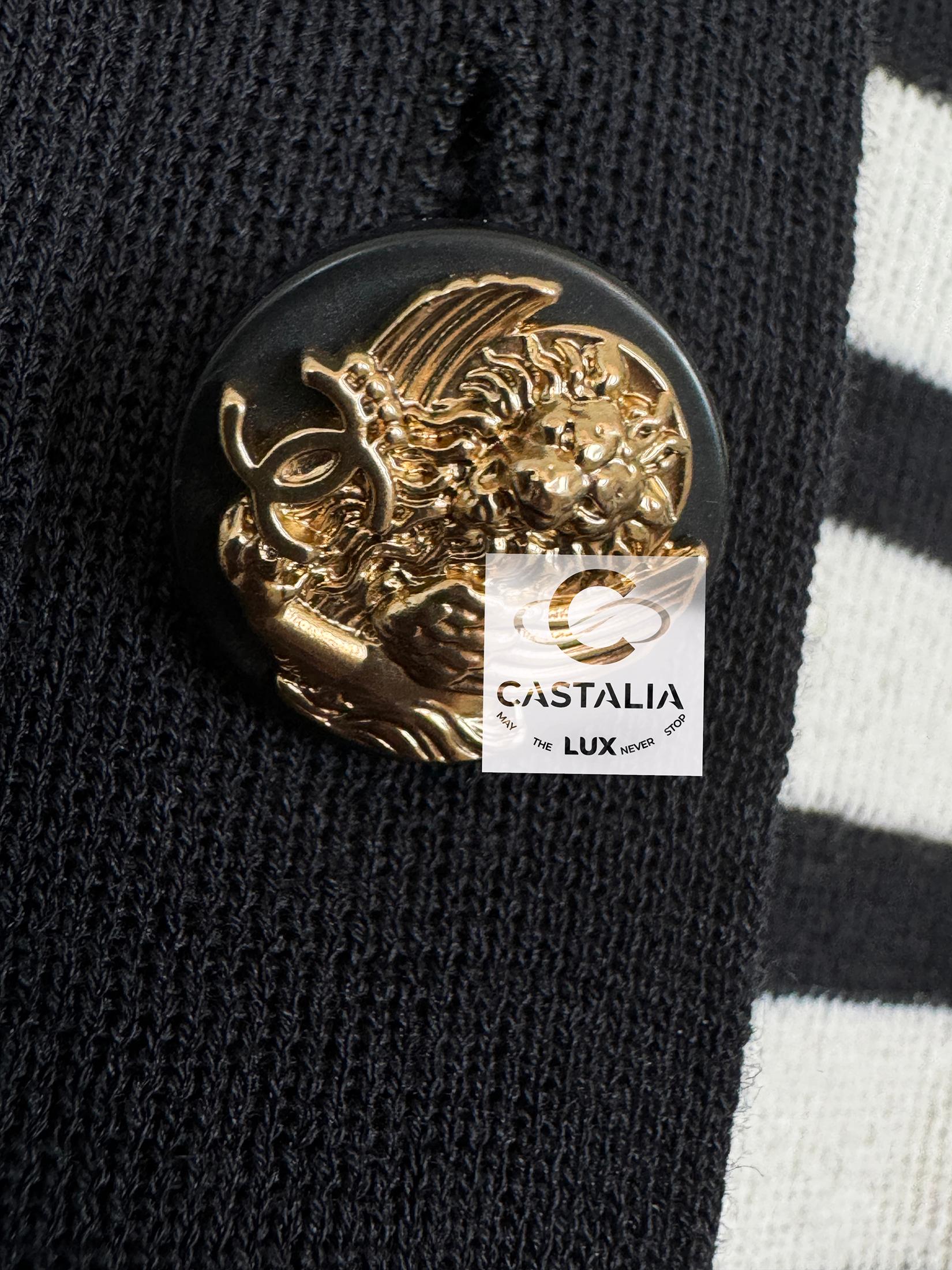 Chanel Rare Paris / Venice Maritime Cardigan For Sale 1