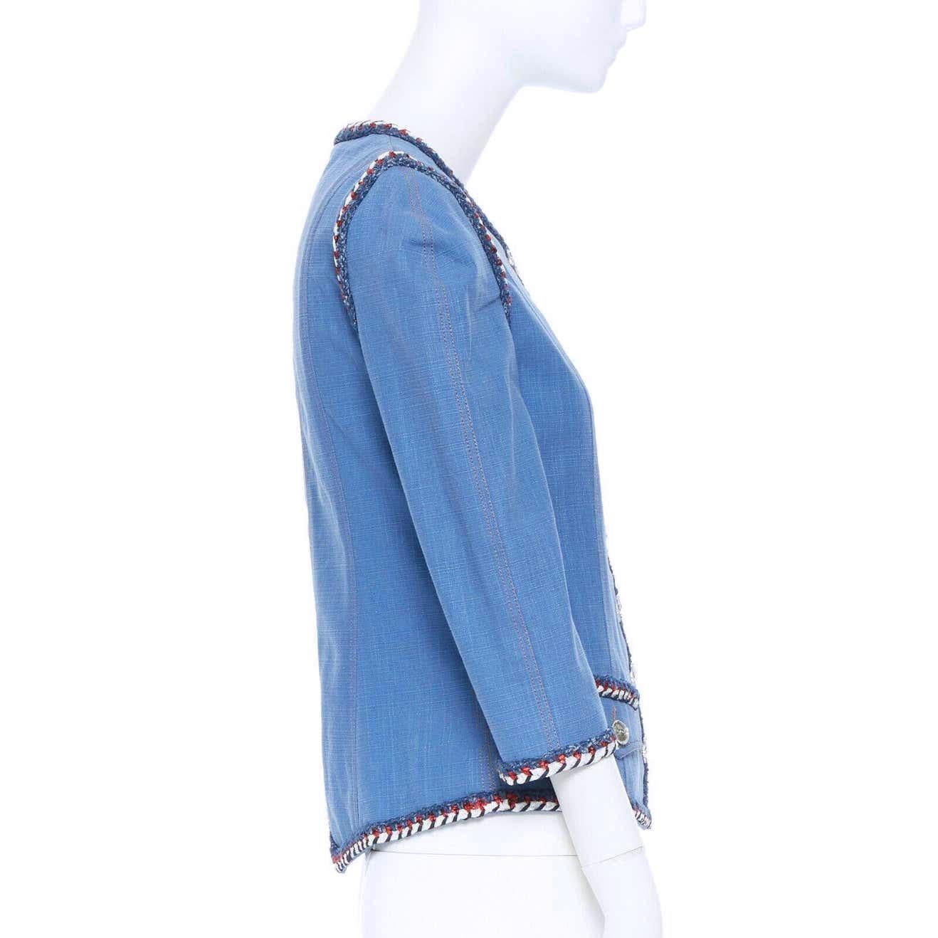 Chanel Rare Paris / Versailles Runway Denim Jacket 1