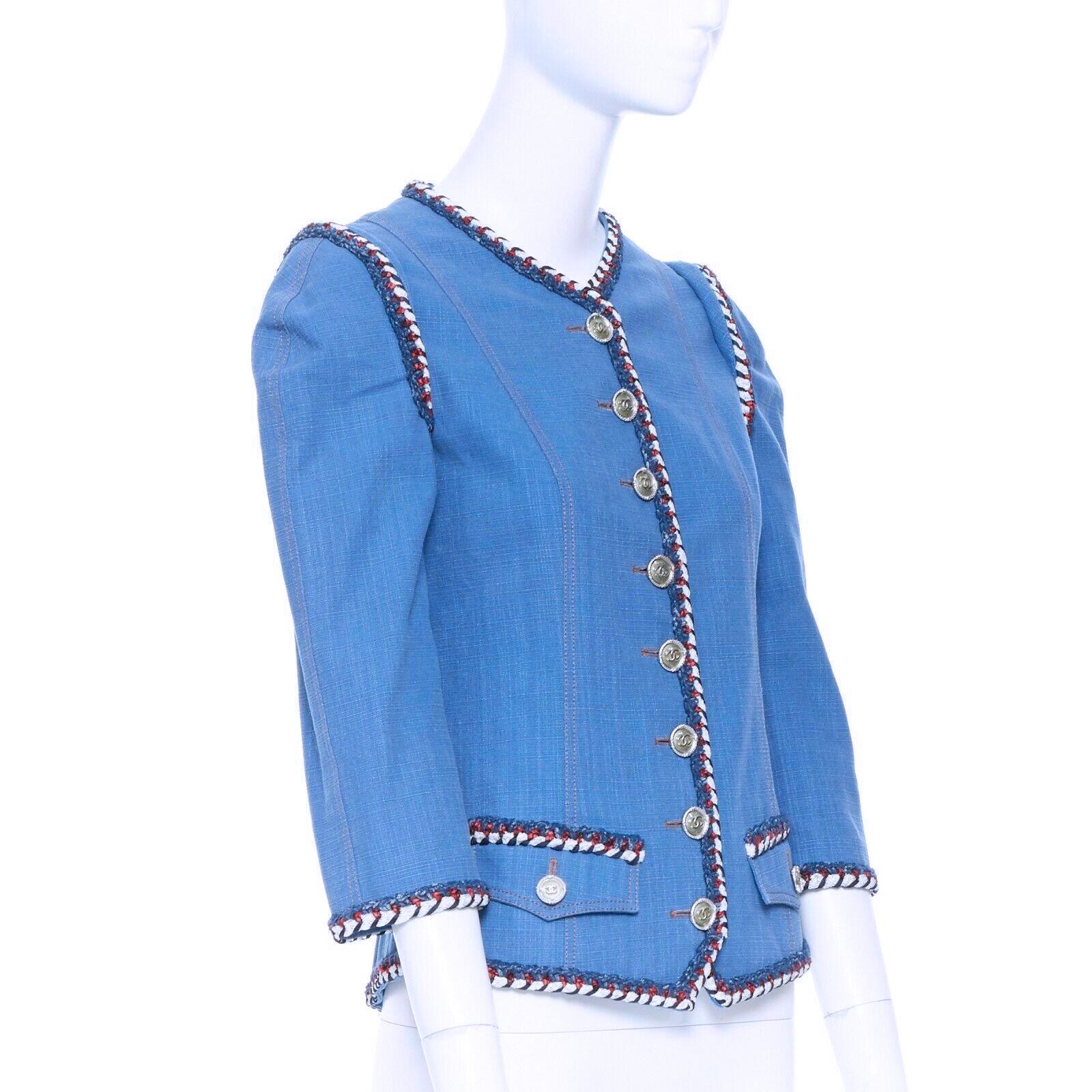 Chanel Rare Paris / Versailles Runway Denim Jacket 2