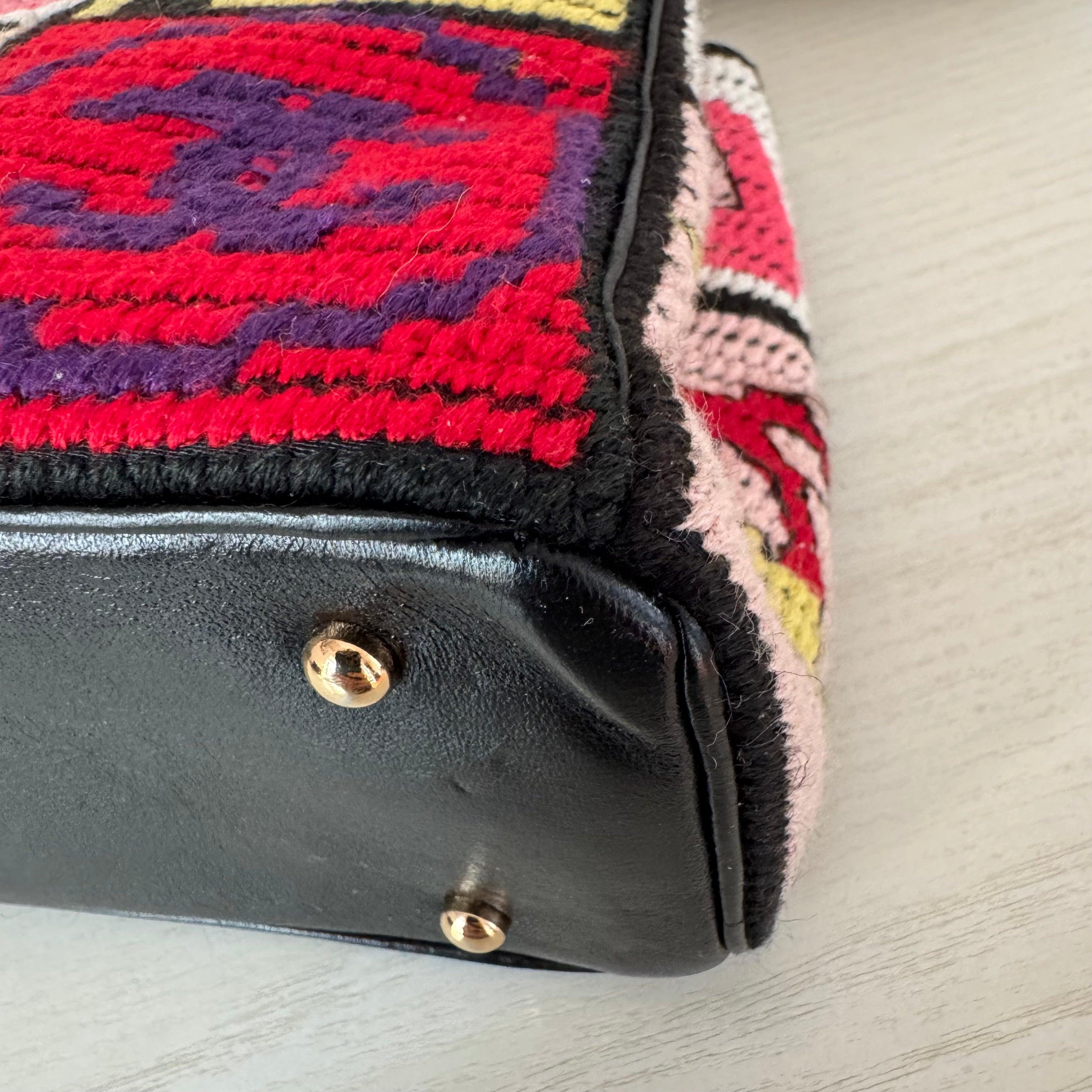 Chanel Rare Precious Symbols Needlepoint Shoulder Bag Small 6