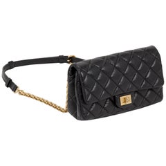 Chanel Rare Reissue Black Fanny Pack Chanel Rare Reissue Black Fanny Pack