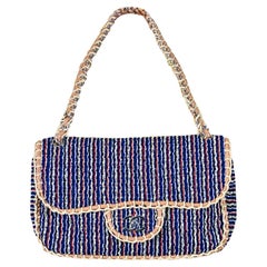 Chanel Rare Saint-Tropez Timeless Flap Tweed Tasche