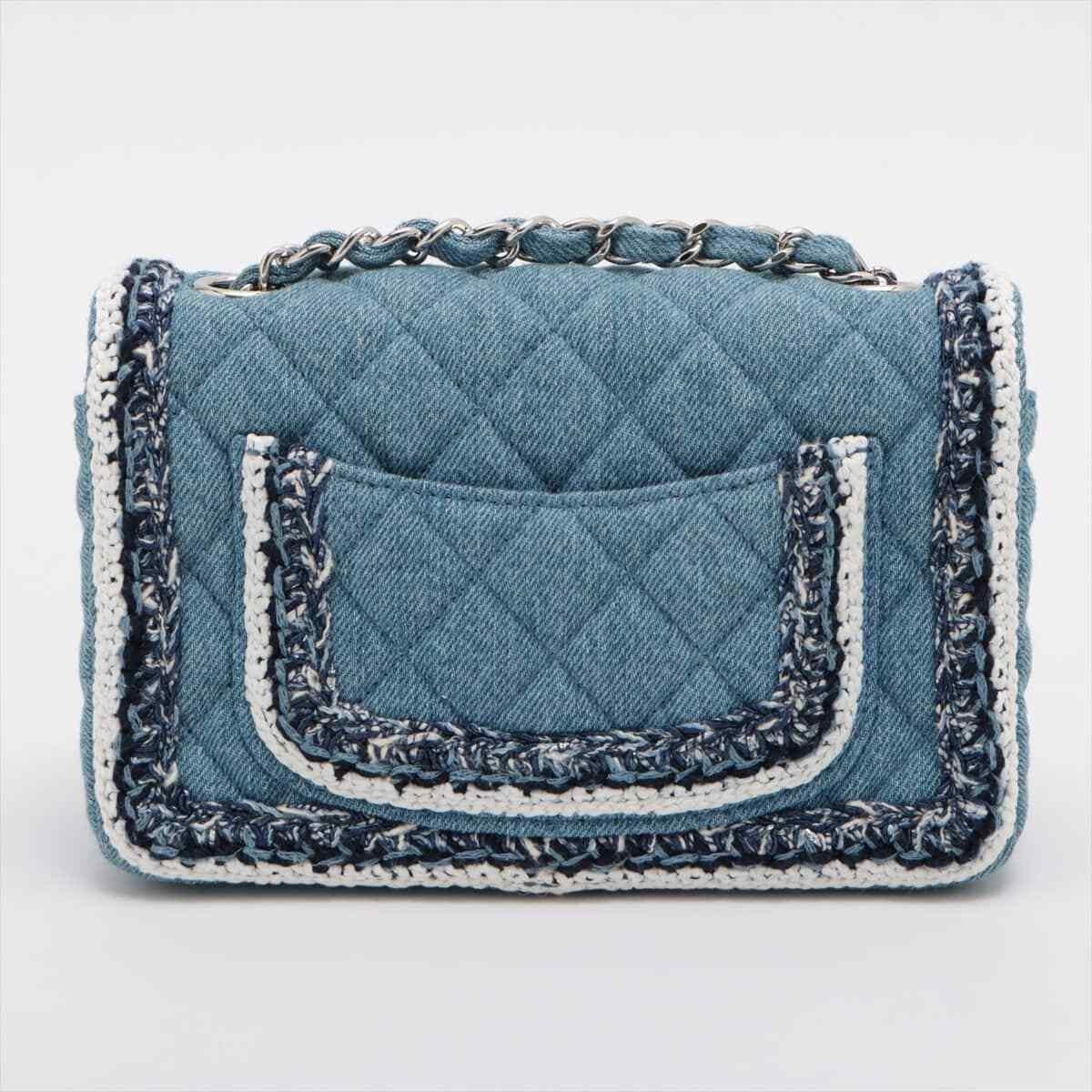 chanel denim classic flap