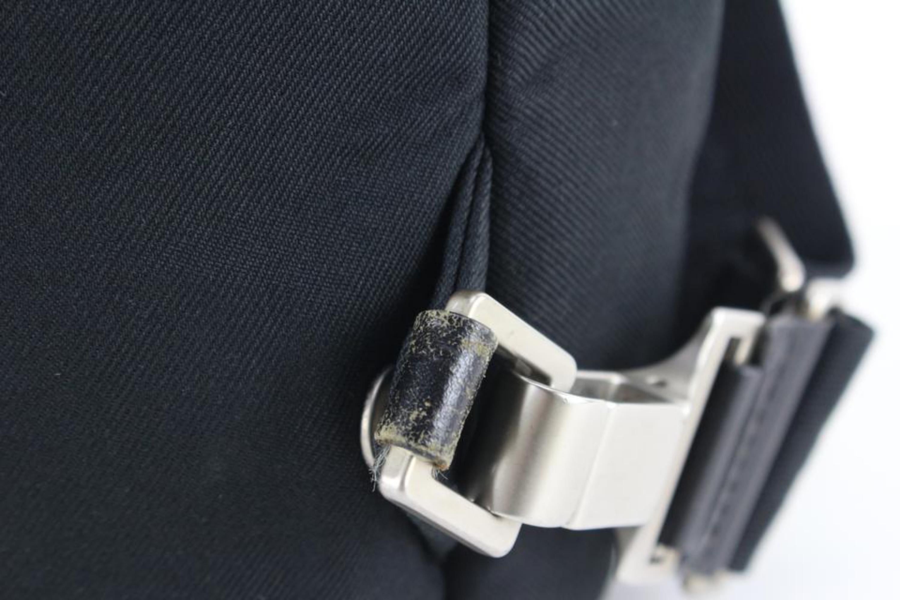 Black Chanel Rare Sports CC Logo Parachute Backpack Convertible Sling Bag 93cc826s For Sale