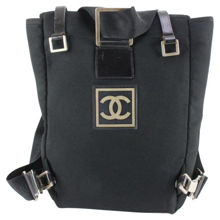 Chanel Rare Sports CC Logo Parachute Backpack Convertible Sling Bag  93cc826s For Sale at 1stDibs