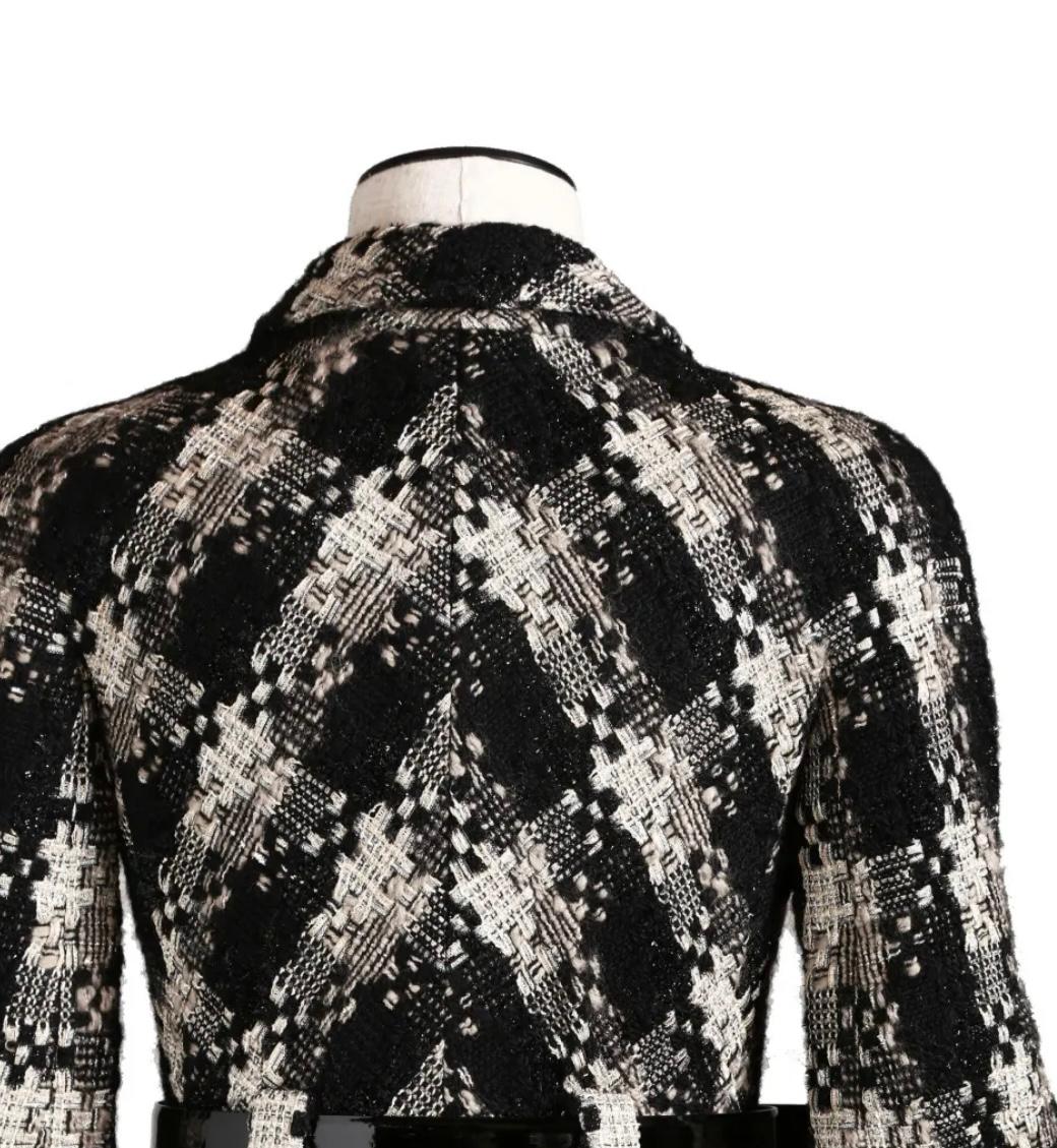 da uomo o donna Chanel Rare Stunning Tweed Dress Coat 44 FR in vendita