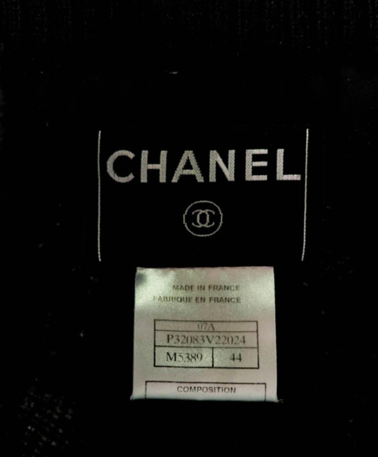 Chanel Rare Stunning Tweed Dress Coat 44 FR in vendita 3