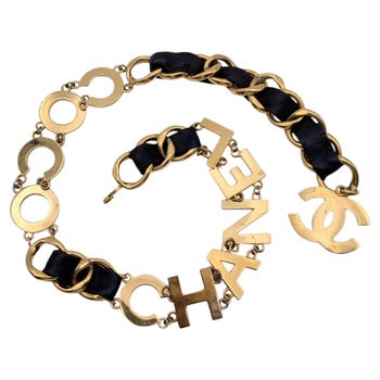 Chanel Gold Metal Coco Chanel Chain Belt, 1990s