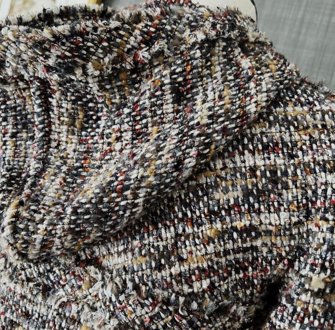 Chanel Rare Vintage Tweed Jacket 36 FR In Excellent Condition In Dubai, AE