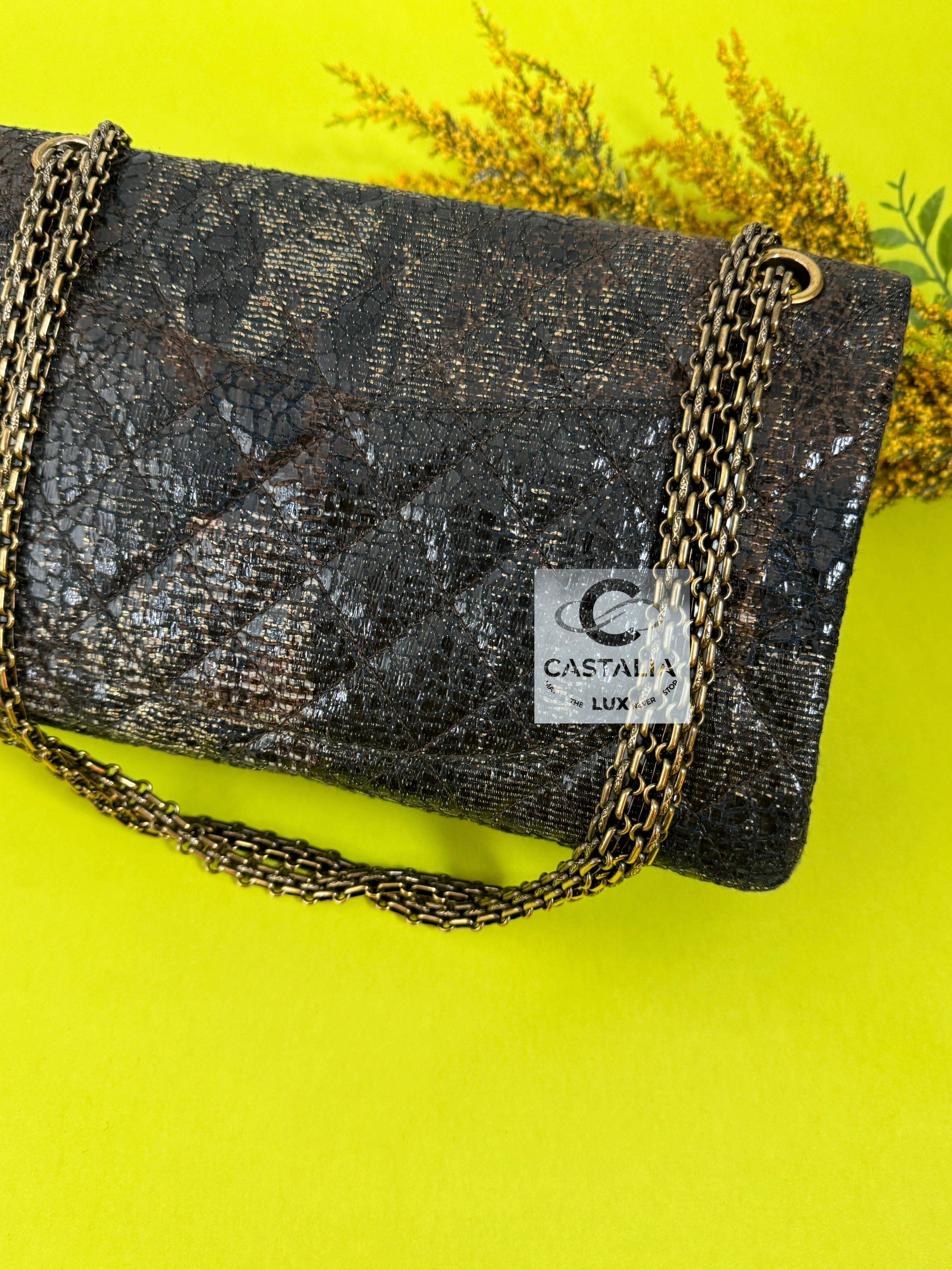 Chanel Rarest 2.55 Paris / Byzance Double Flap Bag 6