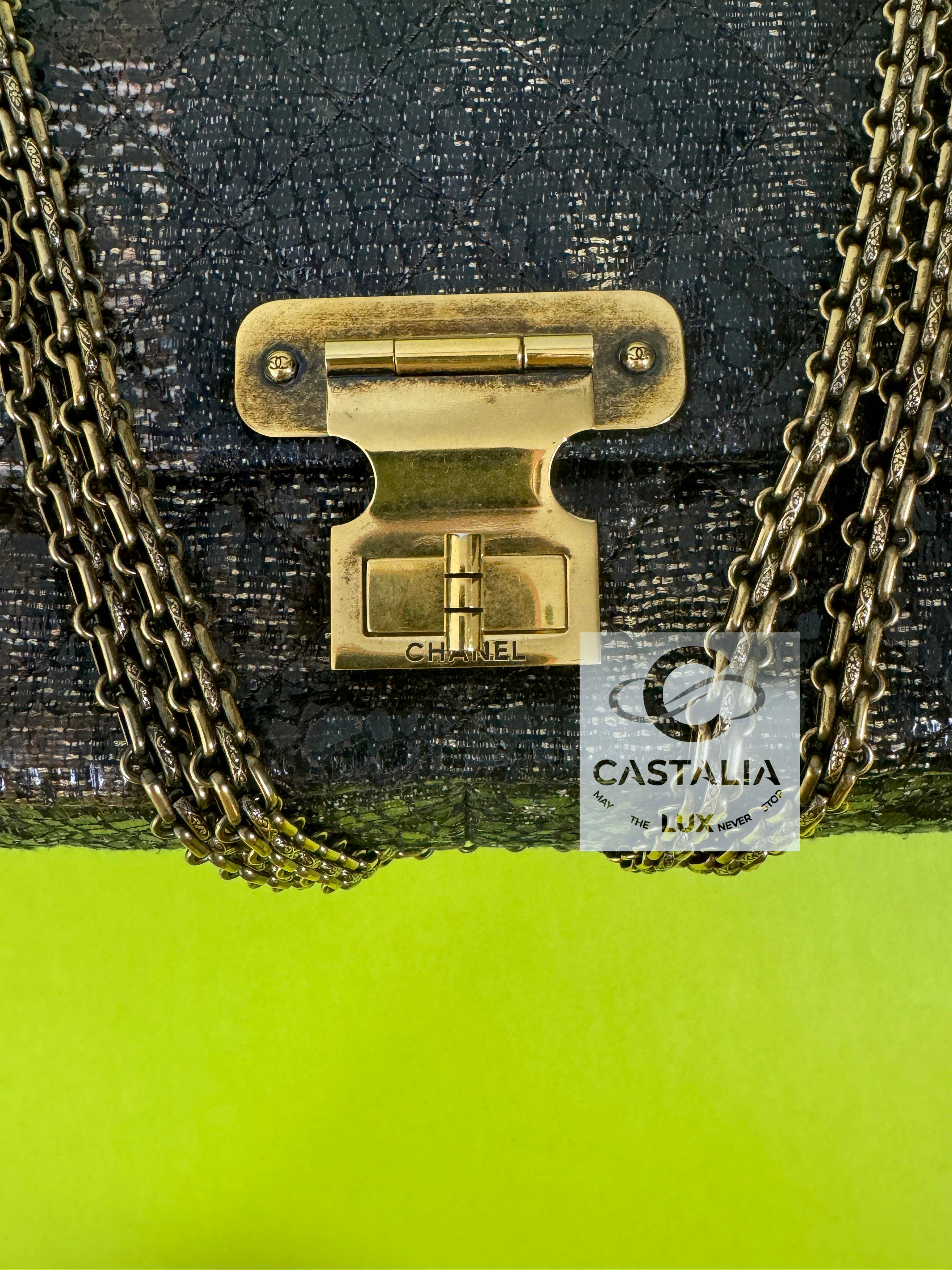 Chanel Rarest 2.55 Paris / Byzance Double Flap Bag 11