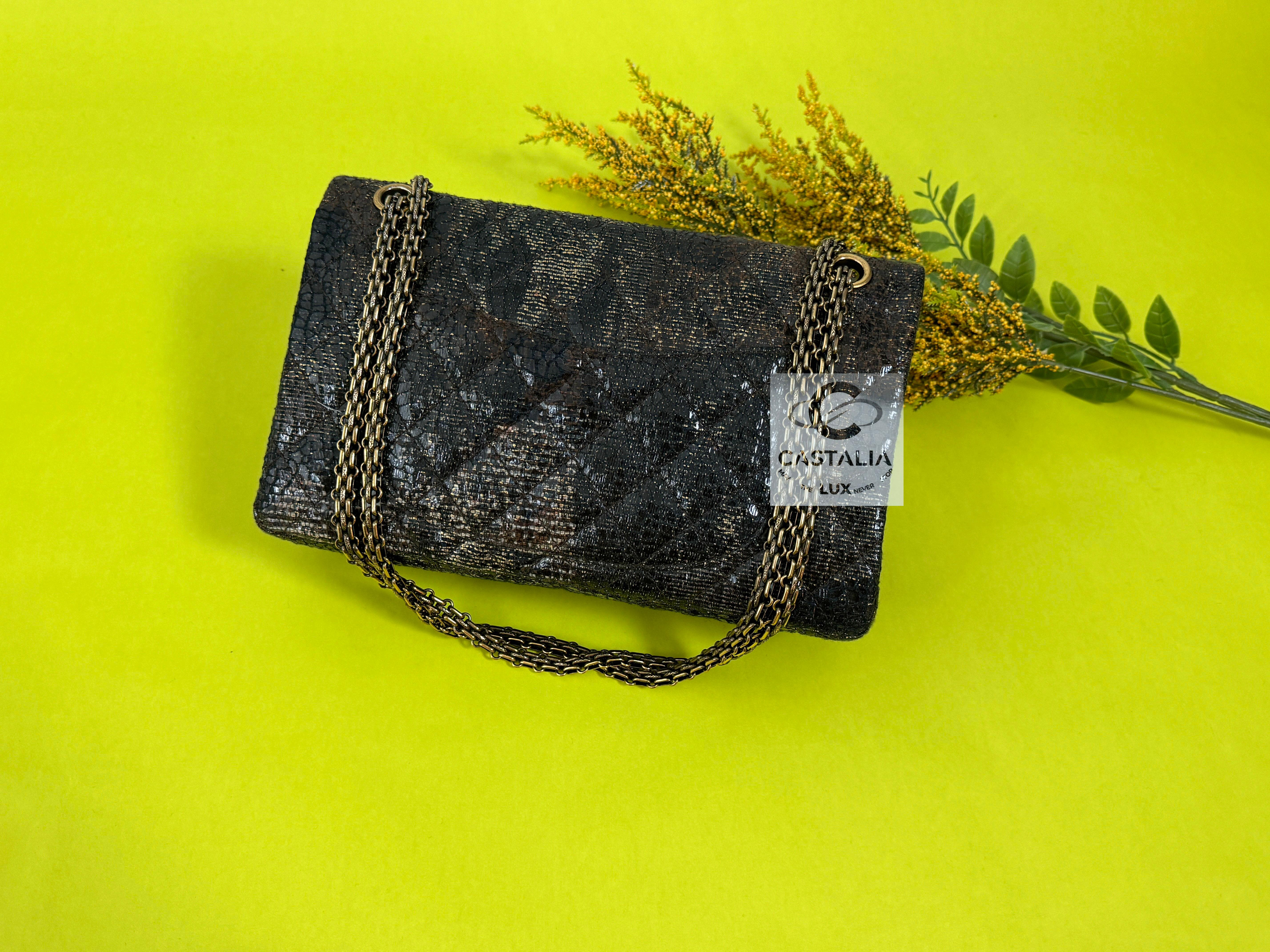 Chanel Rarest 2.55 Paris / Byzance Double Flap Bag 4