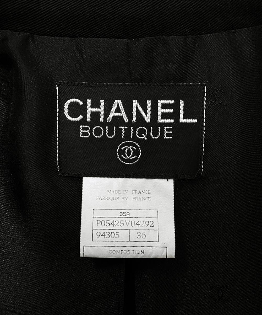 Chanel Rarest 64K Gold Chain Trim Black Jacket 2