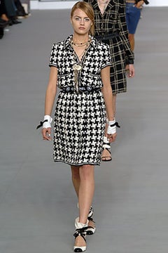Chanel Rarest CC Logo Band Ribbon Tweed Jacket
