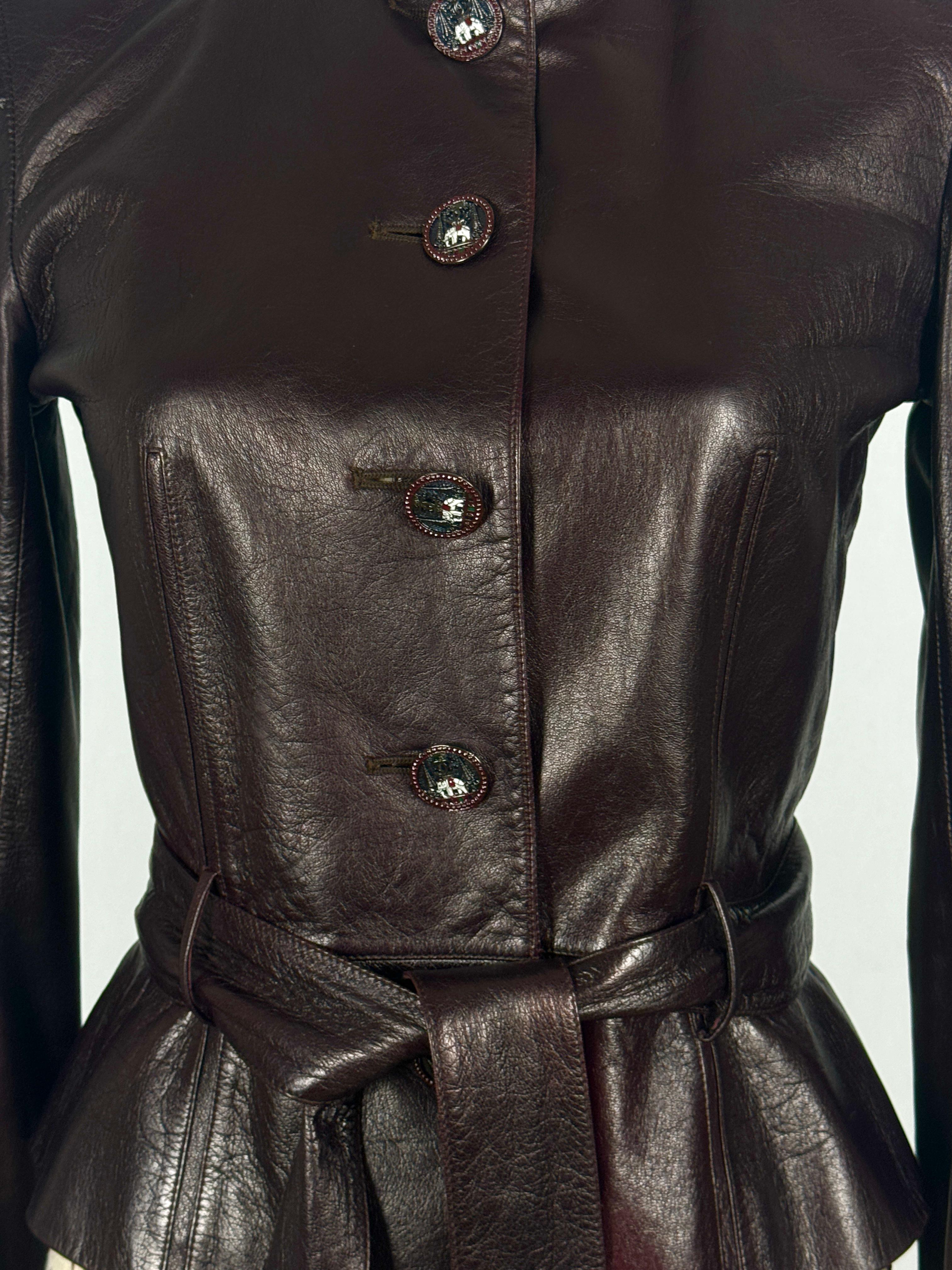 Chanel Rarest Paris / Bombay Runway Leather Jacket For Sale 2